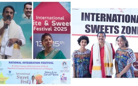 Unity in Diversity at the International Sweet Festival organised by Telangana Govt