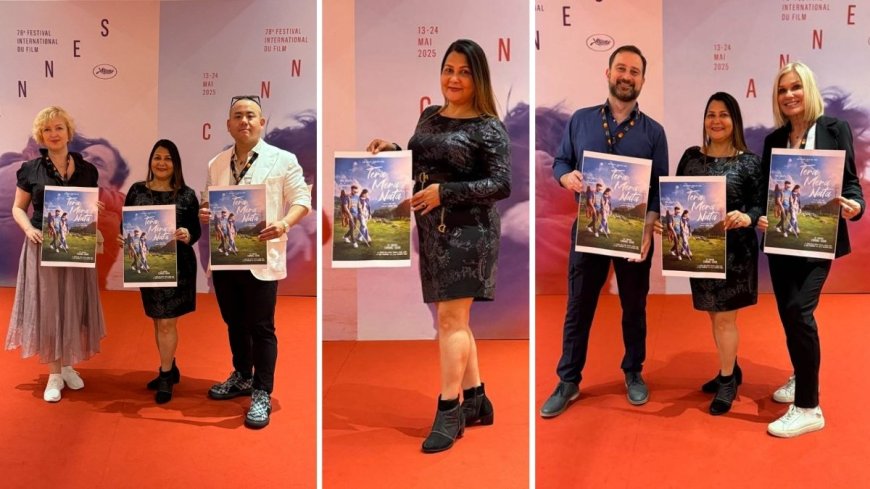 Producer Chanda Patel Unveils Poster of ‘Tera Mera Nata’ at the 78th Cannes Film Festival 2025