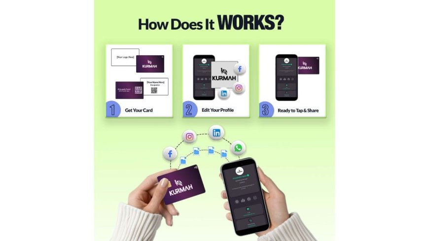 Kurmah NFC Card: India’s Smart Contactless NFC Business Card for Modern Professionals