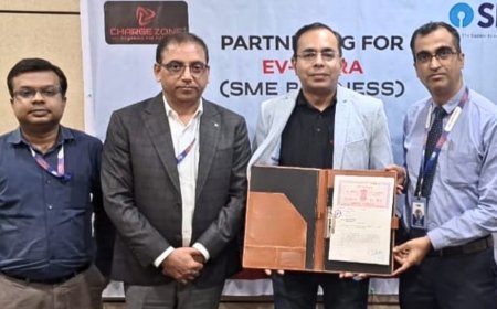 ChargeZone Partners with SBI to Boost EV Charging Infrastructure via DoCo Program in India
