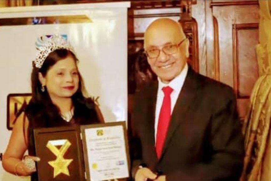 Ms Haryana Pooja Nangia Honoured at House of Commons London- The United Kingdom: A Global Iconic Women of  Haryana Making India  Proud
