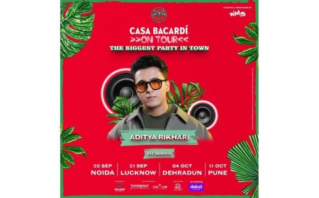 Casa BACARDÍ On Tour Set to Bring Aditya Rikhari Live to Noida, Lucknow, Dehradun & Pune