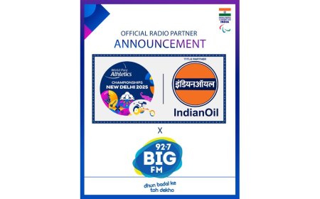 BIG FM Partners with Paralympic Committee of India for IndianOil New Delhi 2025 World Para Athletics Championships