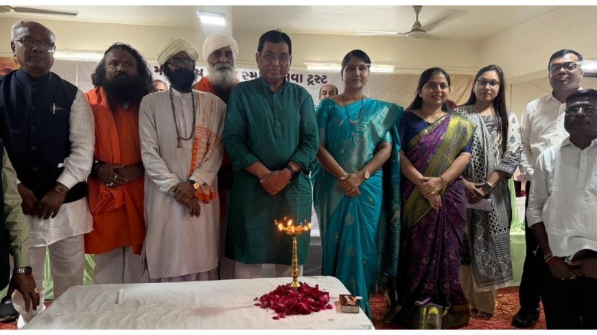 Grand Centenary Commemoration Held in Honour of Late Shri Palabhai Narayandas Parmar, Who Brought Electricity to Mokasan Village in Kadi